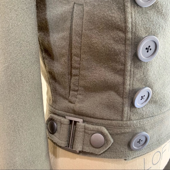 STS Blue Olive Green Cropped Peacoat - Picture 6 of 10